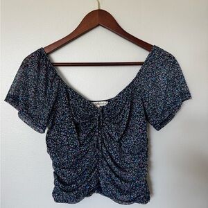 Floral Crop Top- Size M